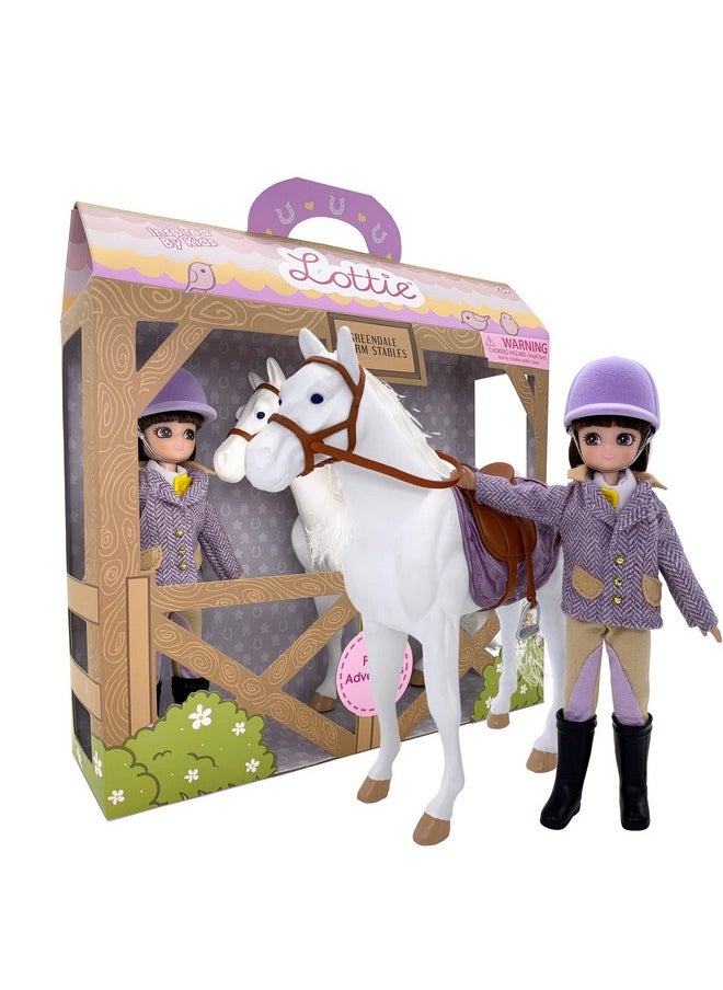 Pony Adventures Doll & Set | Toys For Girls And Boys | Muñecas Y Accesorios | Gifts For 3 4 5 6 7 8 Year Old | Small 7.5 Inch