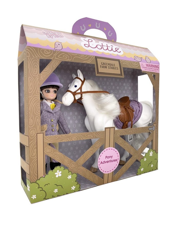 Pony Adventures Doll & Set | Toys For Girls And Boys | Muñecas Y Accesorios | Gifts For 3 4 5 6 7 8 Year Old | Small 7.5 Inch