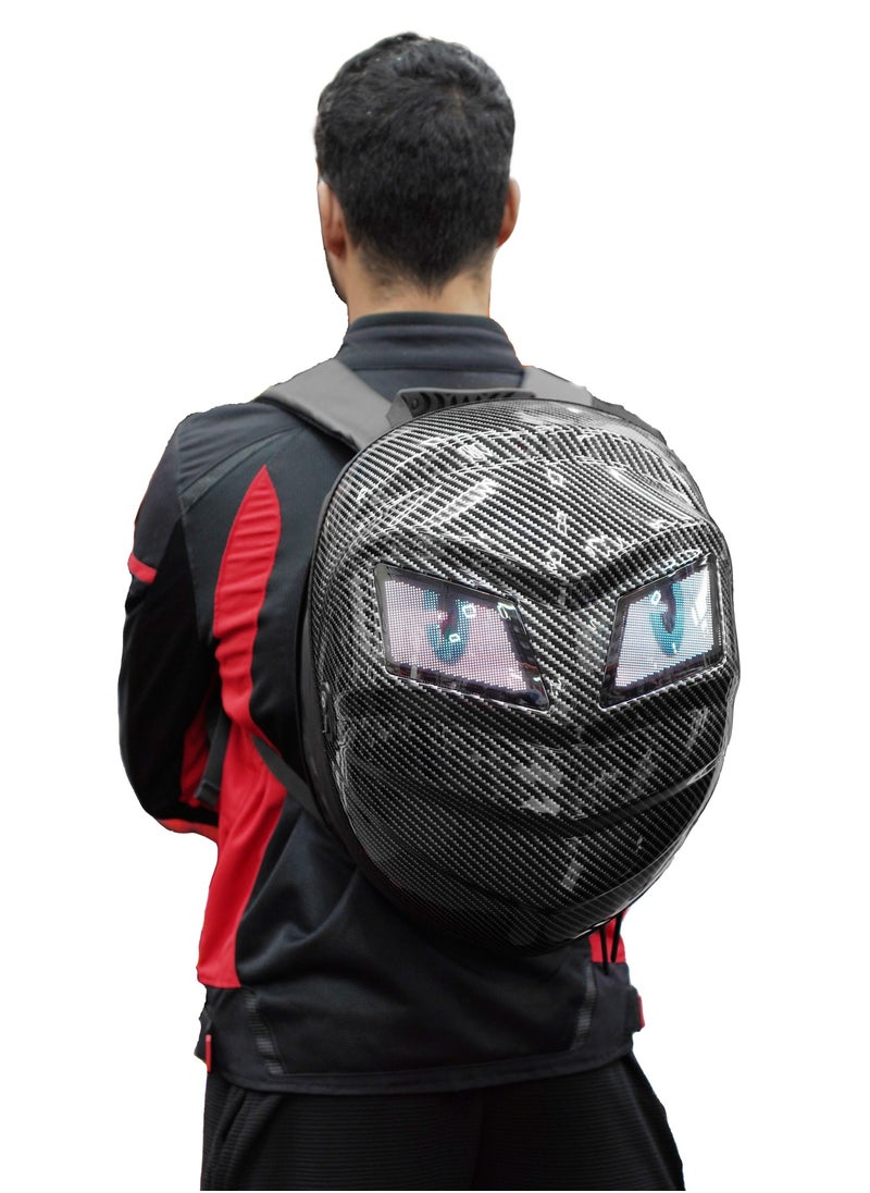 Black Knight LED Motorcycle Backpack with App Control - 708794