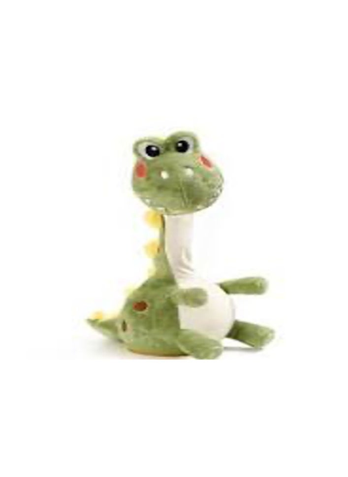 Plush Dinosaur Toy Soft Green Stuffed Dino for Babies and Kids Adorable Long Necked Cuddle Buddy