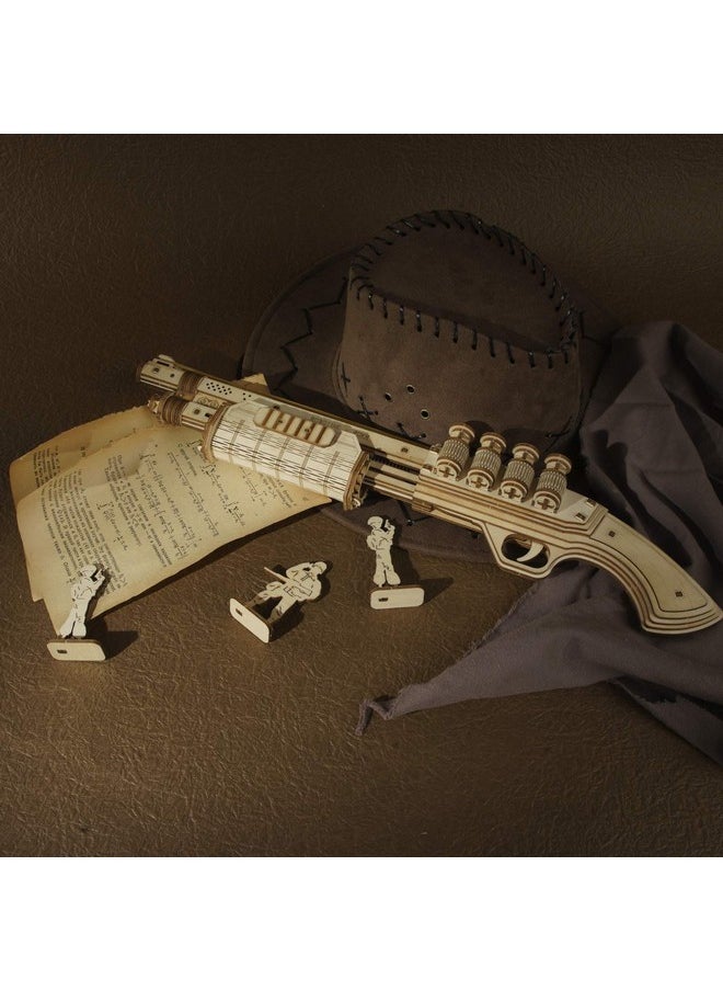 Lq501 3D Puzzles For Adults, Wooden Puzzle For Adults, Model Kit (Terminator M870), Unique Gift