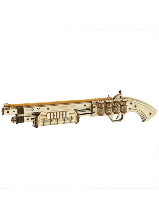 Lq501 3D Puzzles For Adults, Wooden Puzzle For Adults, Model Kit (Terminator M870), Unique Gift