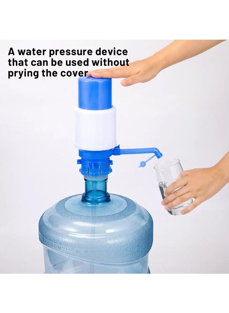 Portable Water Bottles Pump Manual Pressure Drinking Fountain Pressure Pump Water Press Pump With An Extra Short Tube