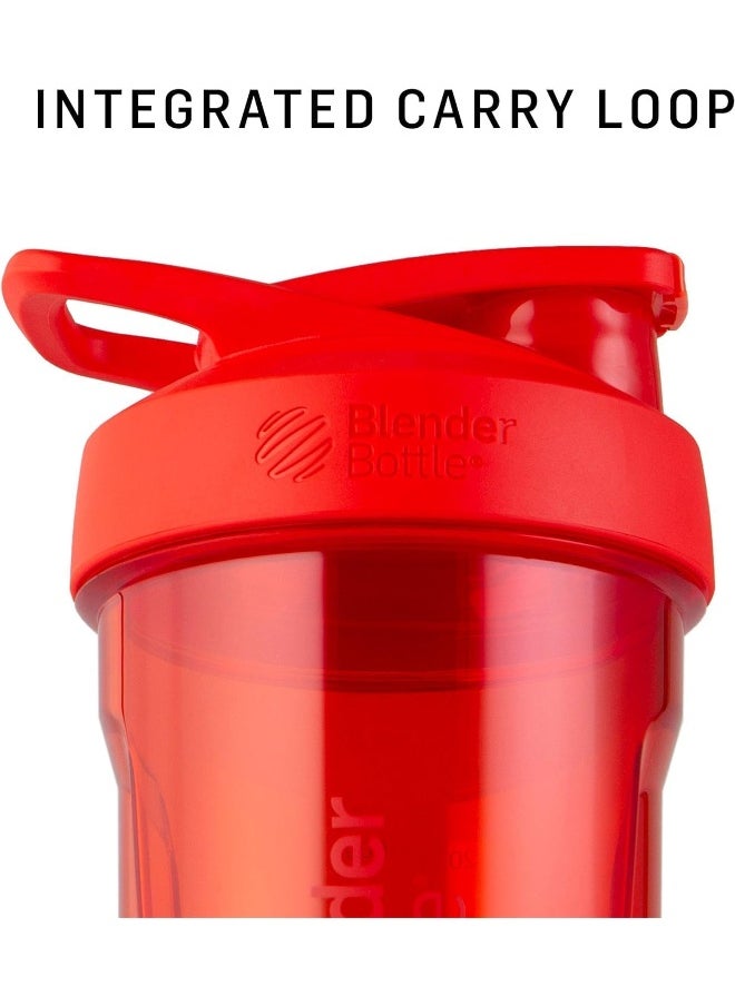 Blenderbottle Strada Shaker Cup Perfect For Protein Shakes And Pre Workout, 28-Ounce, Blue