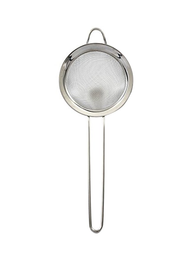 Stainless Steel Strainer Silver 8.25 x 3 x 1.5inch