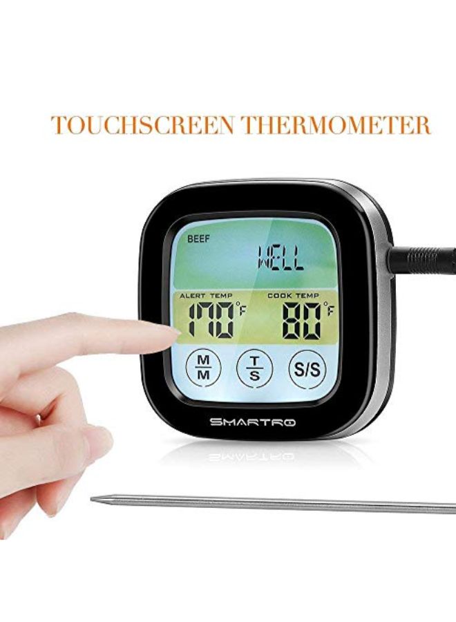 Digital Instant Read Meat Thermometer Black