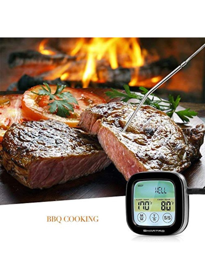 Digital Instant Read Meat Thermometer Black