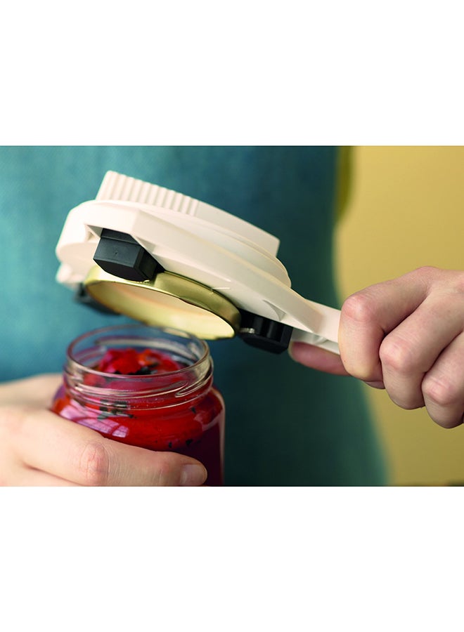 Manual Gripper Jar Opener White