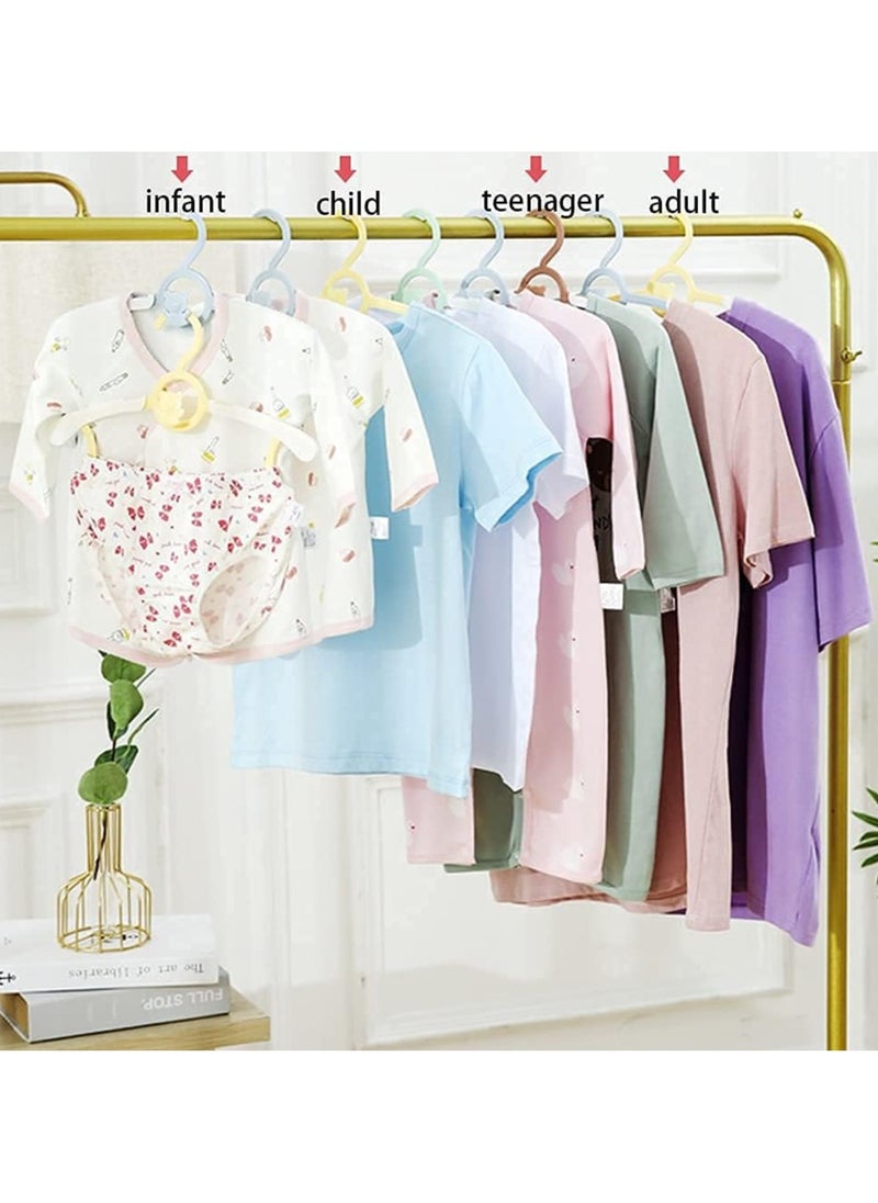 60 Pieces-Baby Clothes Hangers Nonslip Children Coat Hangers Plastic Nursery Hangers With Notched Shoulder For Babies Toddlers Kids Clothes Hanger,suit hanger