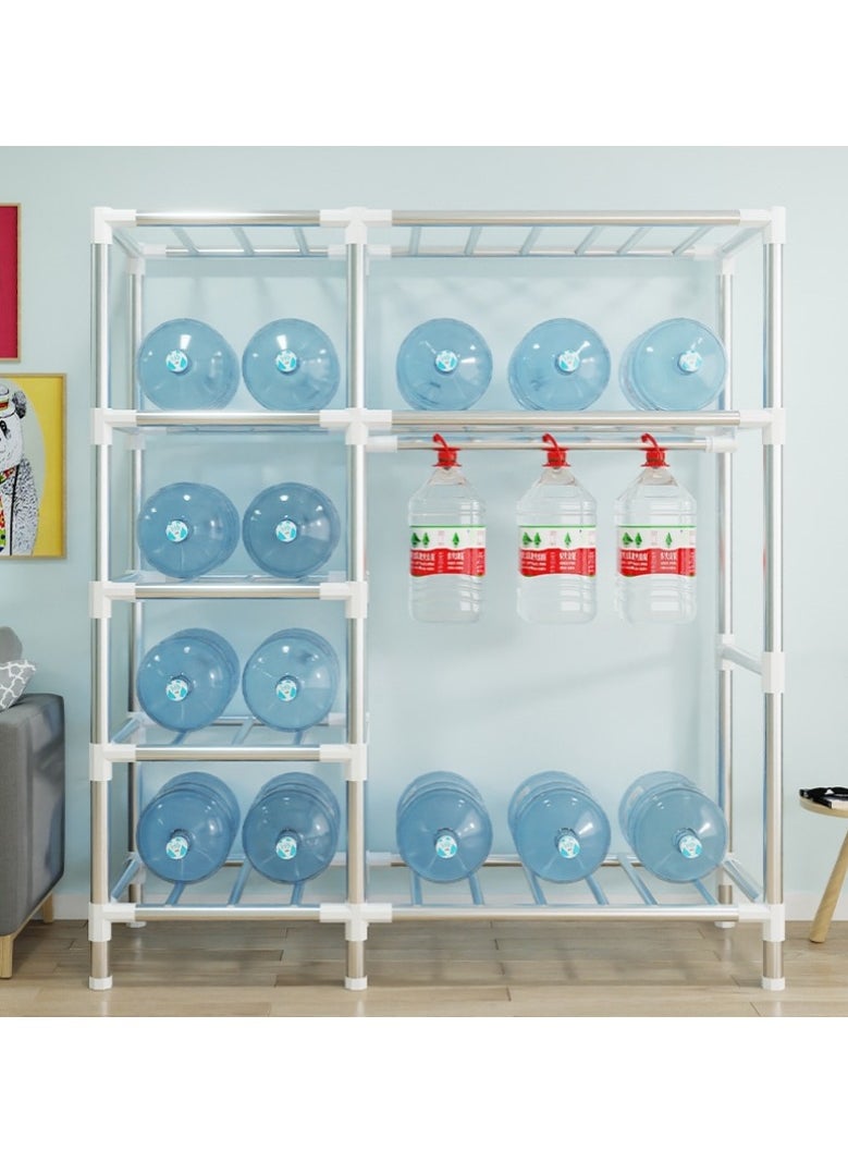Portable Clothing Wardrobe With Storage Cupboard Organiser 123*170*45