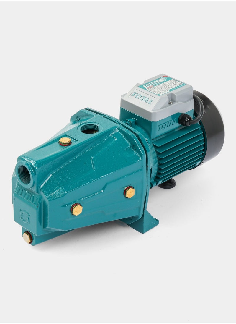 TOTAL Water Pump 750W 1HP Self-Priming Jet Pump 51m Max Head, 55L/min Flow, Copper Motor, Stainless Steel Impeller - 220-240V, 9m Suction, 1