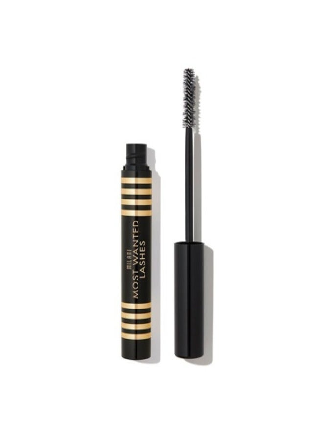 Milani Most Wanted Lashes Mascara 110 Black Noir – Volumizing, Lengthening & Smudge-Proof Formula for Bold, Dramatic Lashes (8ml)