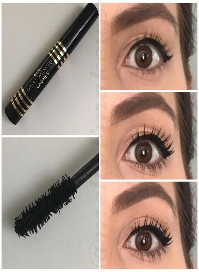 Milani Most Wanted Lashes Mascara 110 Black Noir – Volumizing, Lengthening & Smudge-Proof Formula for Bold, Dramatic Lashes (8ml)