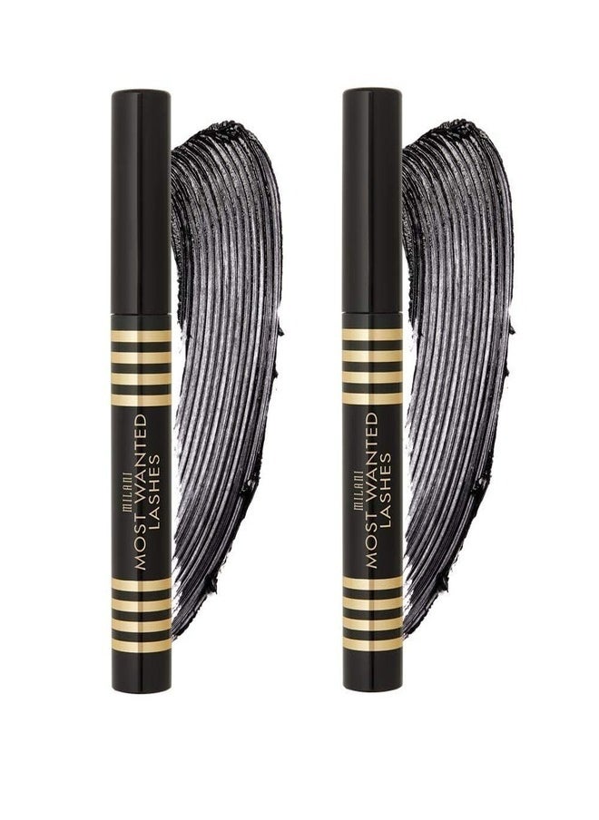 Milani Most Wanted Lashes Mascara 110 Black Noir – Volumizing, Lengthening & Smudge-Proof Formula for Bold, Dramatic Lashes (8ml)