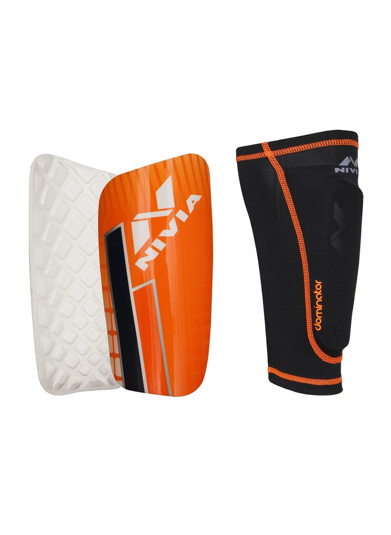 NIVIA DOMINATOR SHIN GUARD WITH SLEEVE- MEDIUM