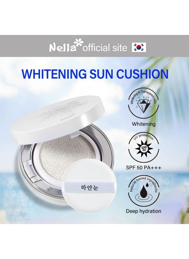 Tone-Up Sun Cushion Compact, Spf50+/Pa+++, Korean Skin Care