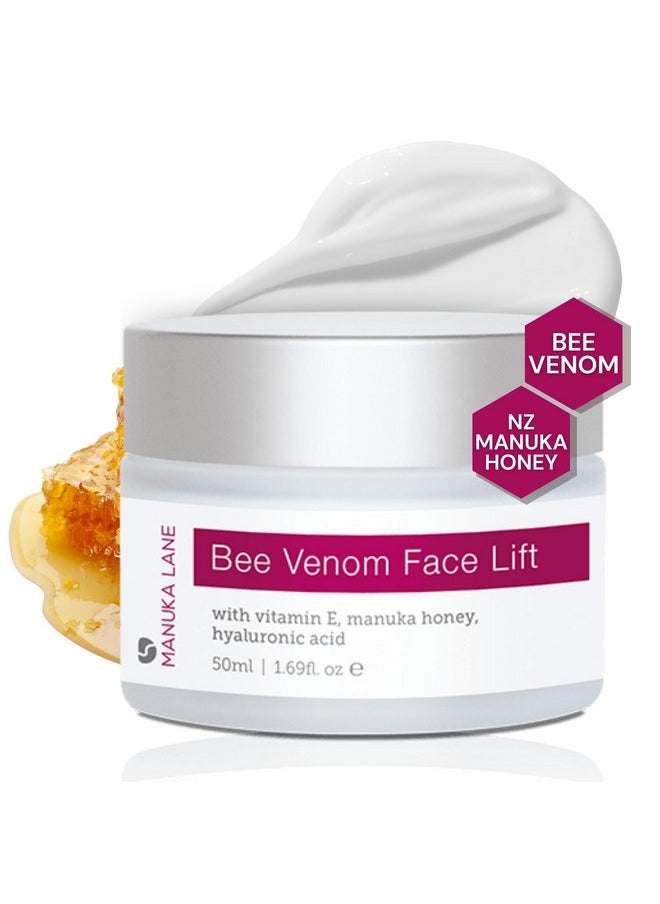 Natural Bee Venom Face Lift Treatment Cream With Active Manuka Honey, Shea, Cocoa Butter, And Jojoba - Nature’S Most Powerful Solution!