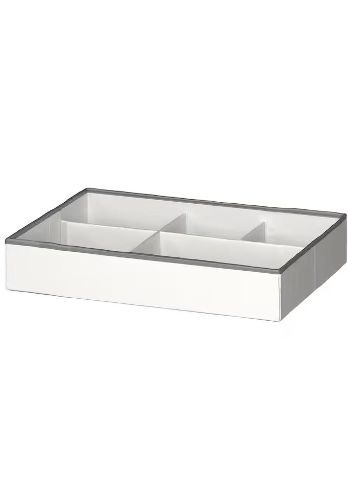 Organiser, white/grey, 50x35x9 cm