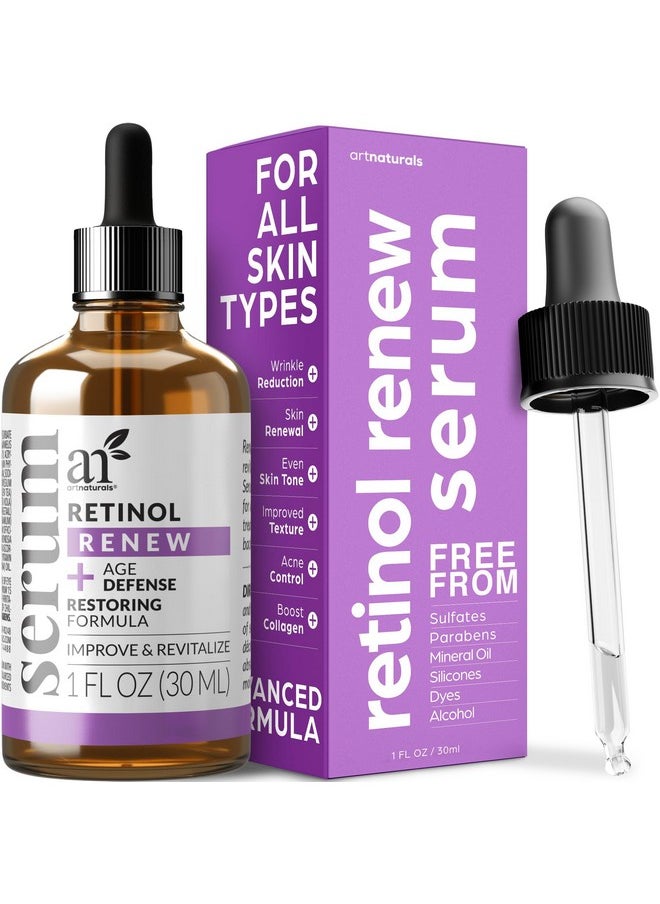 Retinol Serum For Face - With Vitamin C, 2.5% Retinol Oil & Hyaluronic-Acid - Skin Clearing - Anti-Aging, Anti-Wrinkle Eye Serum - Skin Repair, Night Therapy (1 Fl Oz / 30Ml) (Anga-0127)