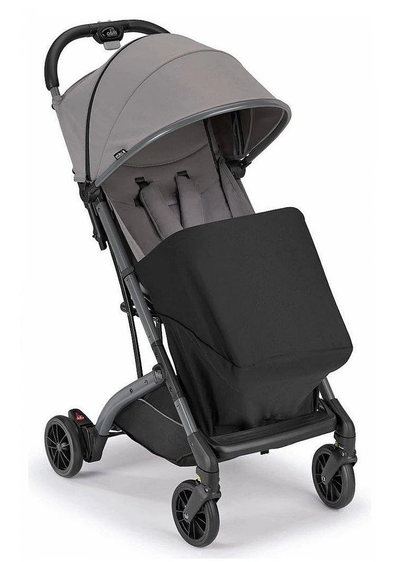 Super Compact Folding 202 Umbrella Stroller, Lightweight And Compact Compass Anthracite Color With Aluminium Frame, 5-Point Safety Harness