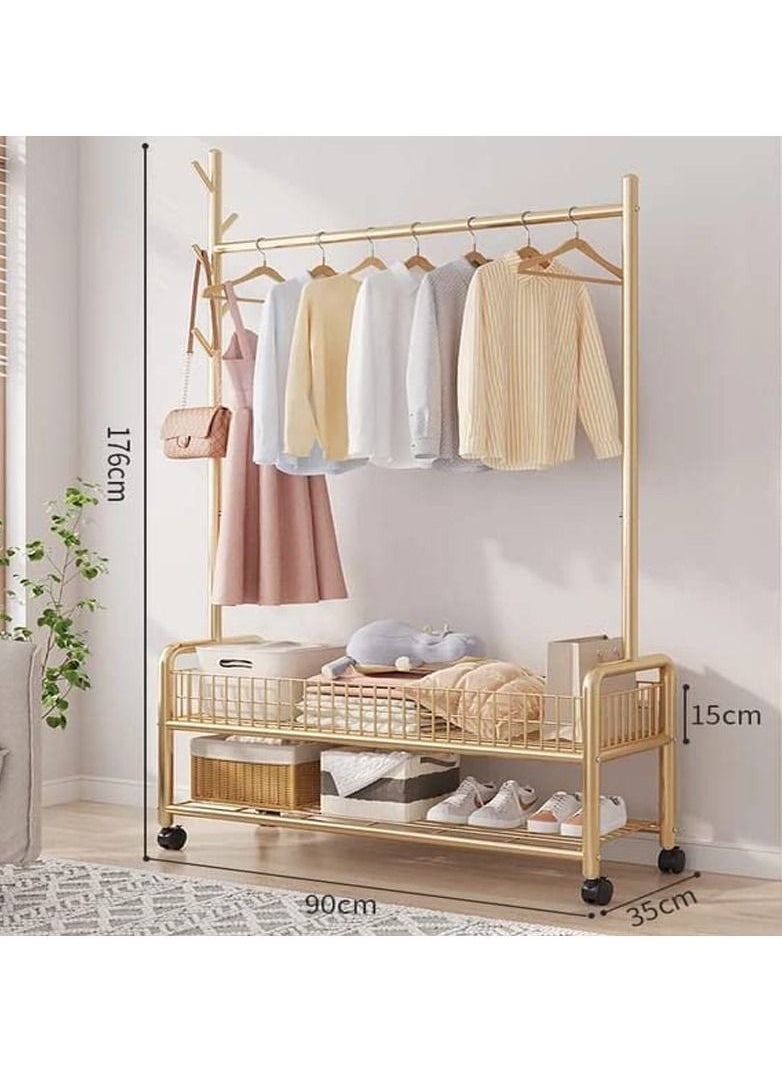 Clothes Organizer And Holder Coated Metal Rack