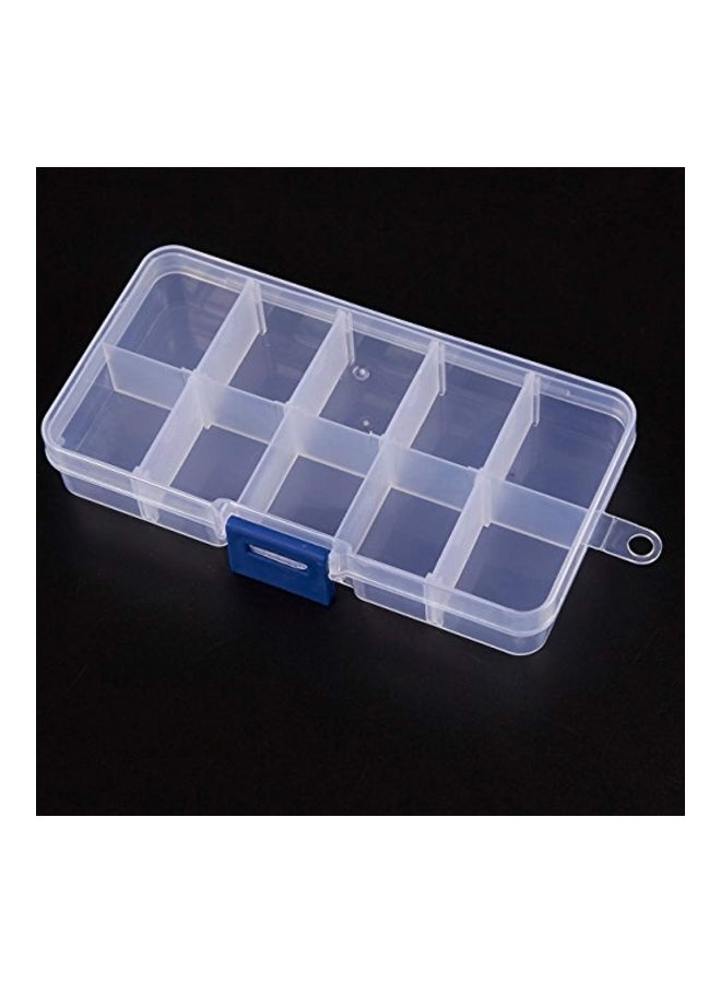 12-Piece Storage Container Clear 5x0.8x2.6inch