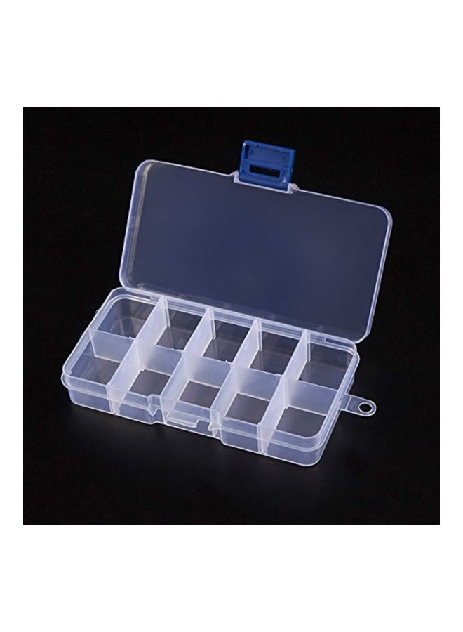 12-Piece Storage Container Clear 5x0.8x2.6inch