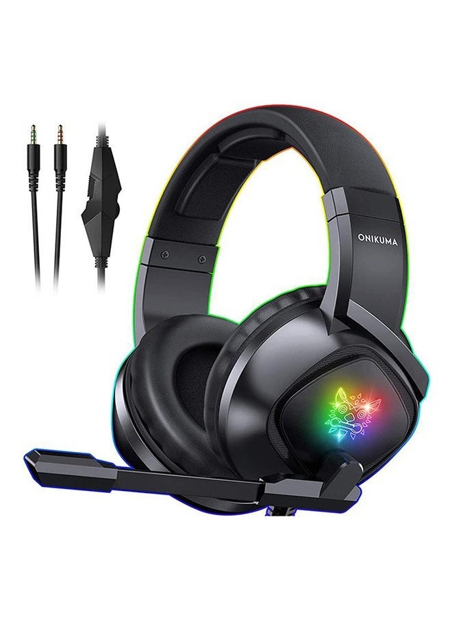 K19 Gaming Wired Headset With Microphone For PS4/PS5/XOne/XSeries/NSwitch/PC