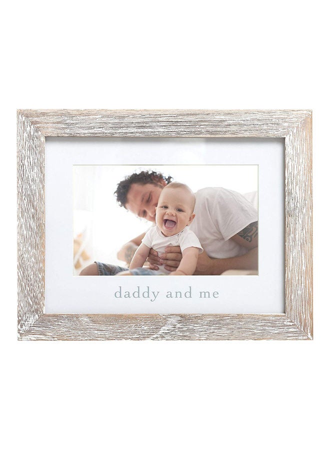 Daddy And Me Keepsake Rustic Picture Frame