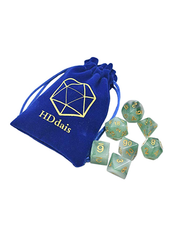 7-Pice Polyhedral Gaming Dice Set