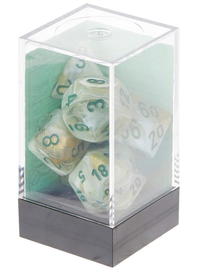 Chx27409 Dice-Marble Dark Green Set