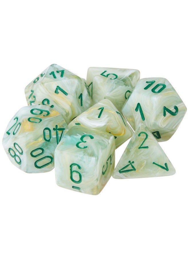 Chx27409 Dice-Marble Dark Green Set
