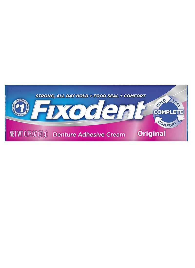 Fixodent Denture Adhesive Cream Original 0.75 oz (Pack of 12)