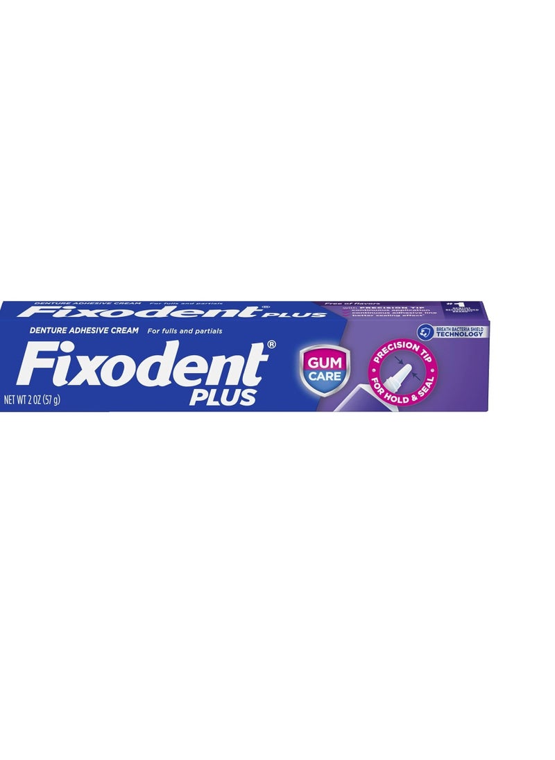 Fixodent Plus Denture Adhesive Cream 2 oz (Pack of 3)