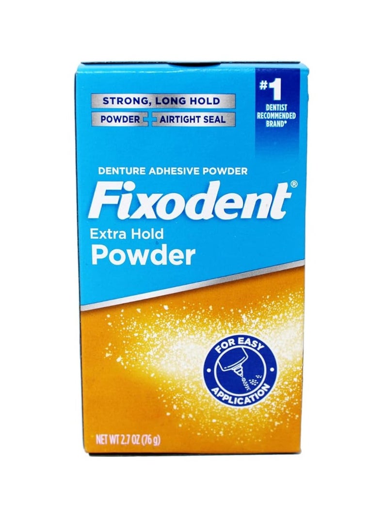 Fixodent Powder Extra Hold 2.7 Oz. (Pack of 3)