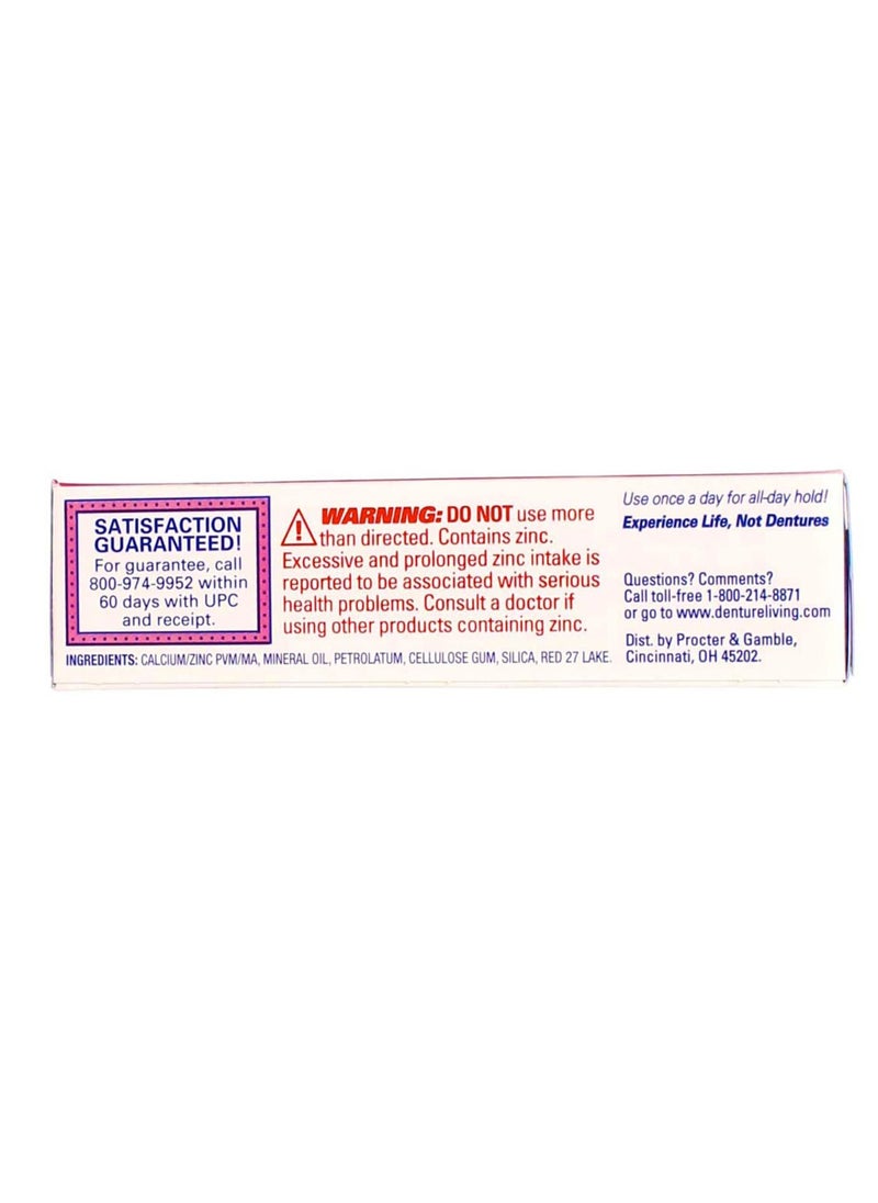 Fixodent Denture Adhesive Cream Original 1.40 oz (Pack of 2)