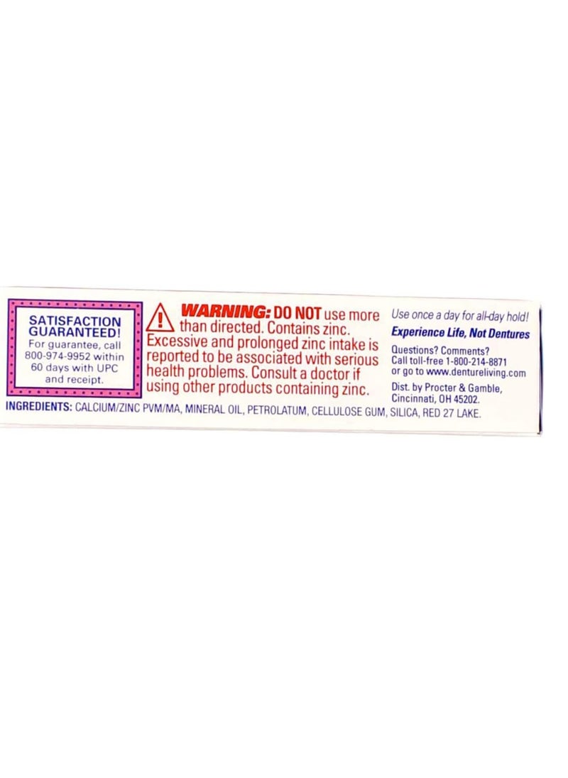 Fixodent Denture Adhesives Cream, Original - 0.75 Oz (pack of 6)