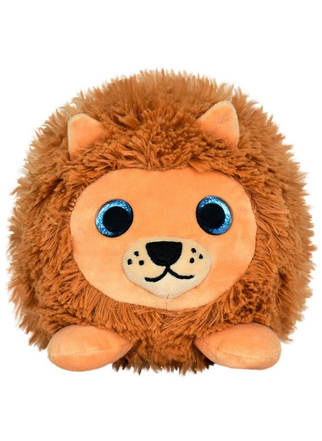 Lion Face Plush - Adorably Detailed - Quality & Soft Stuffed Animal Toy - Ideal Gift For Kids, Boys, Girls & Animal Lovers - 14 Cm