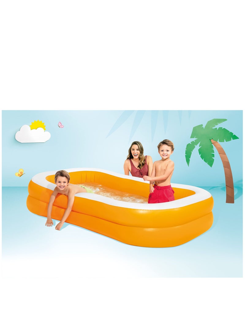 Swimming Pool Swimming Centre Family Pool Suitable for Children from 3 years 229*147*46cm