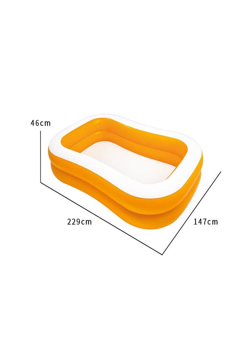 Swimming Pool Swimming Centre Family Pool Suitable for Children from 3 years 229*147*46cm