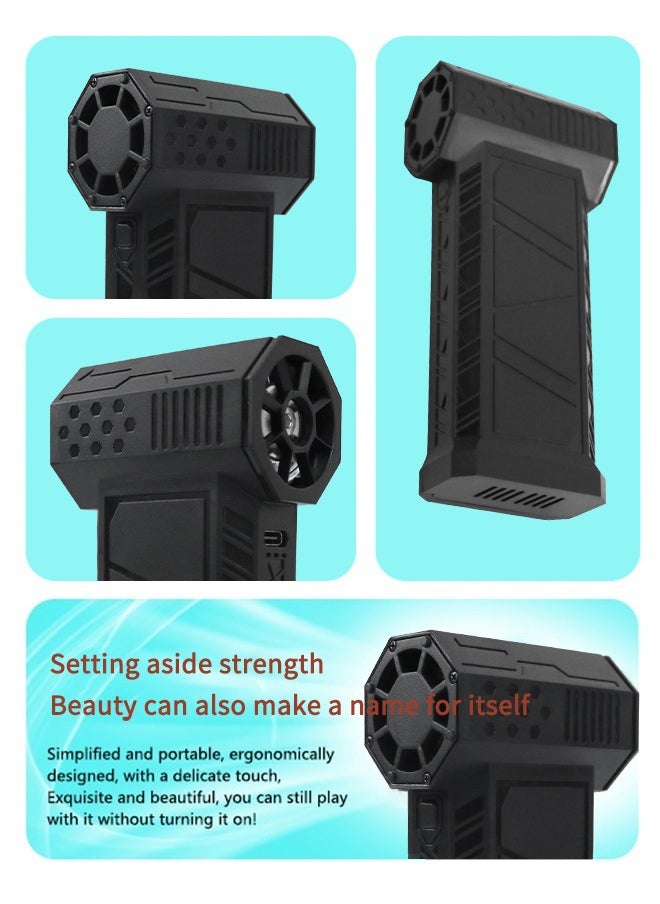 Jet Dry Mini Blower 130000 RPM Portable Mini Jet Dry Blower 4 Speeds Adjustable Electric Air Duster for Computer Keyboard Outdoors Car Home