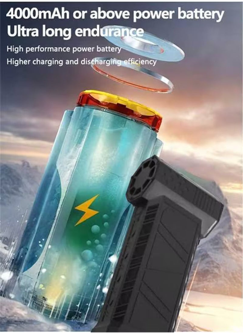 Jet Dry Mini Blower 130000 RPM Portable Mini Jet Dry Blower 4 Speeds Adjustable Electric Air Duster for Computer Keyboard Outdoors Car Home