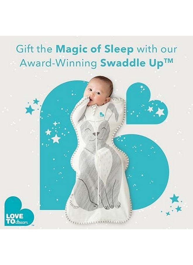 Swaddle Up, Baby Sleep Sack, Self-Soothing Swaddles For Newborns, Improves Sleep, Snug Fit Helps Calm Startle Reflex, New Born Essentials For Baby, 1.0 Tog, 5-8.5 Lbs, Sand Dollar