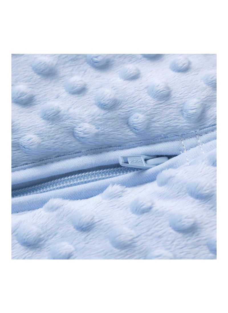 Baby Sleeping Bag Minky Dot Blue Quilted Winter Model 2 5 Tog Large 22 Mos 3T