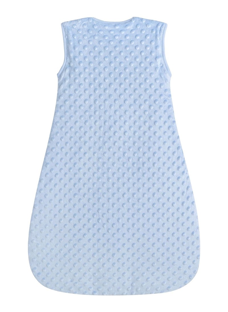 Baby Sleeping Bag Minky Dot Blue Quilted Winter Model 2 5 Tog Large 22 Mos 3T
