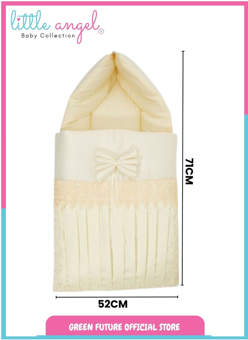 Soft Nest Baby Sleeping Bag With Bow And Lace