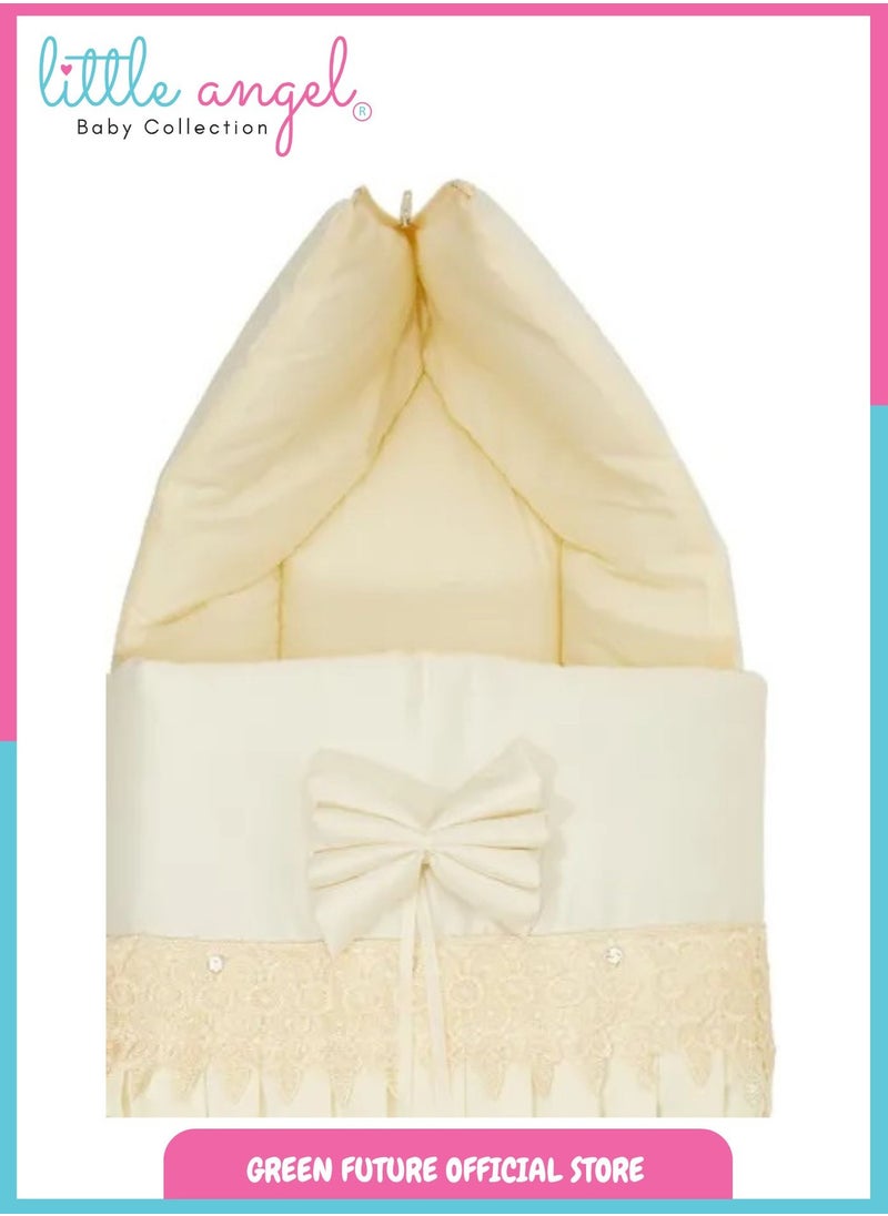 Soft Nest Baby Sleeping Bag With Bow And Lace