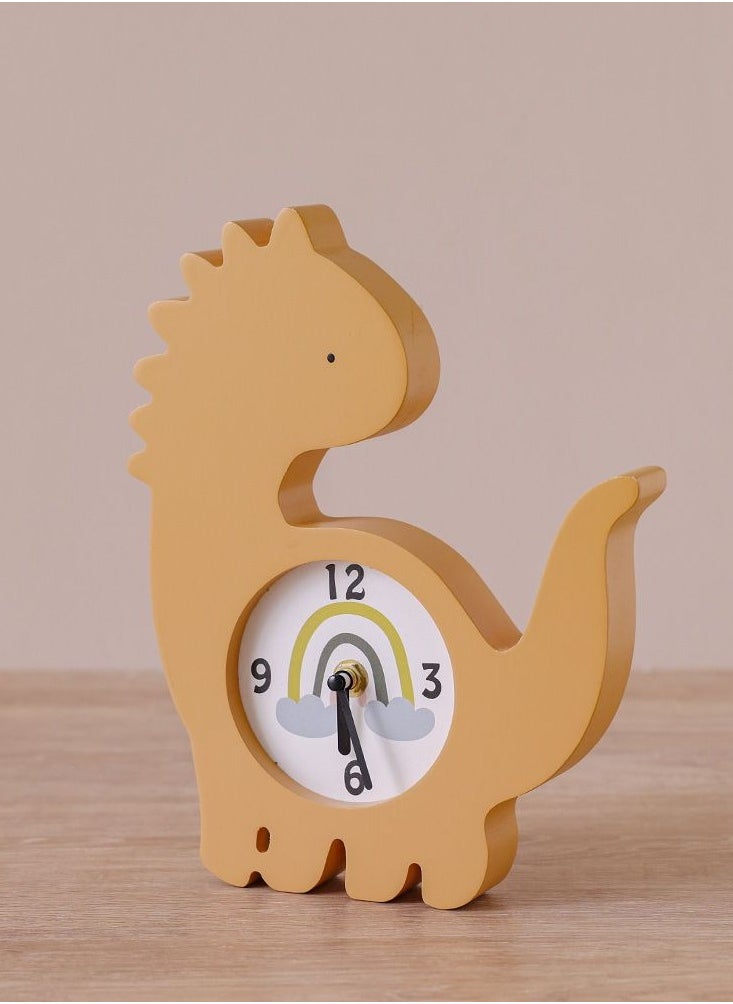 Meow Mdf Dino Clock 20x25x3Cm