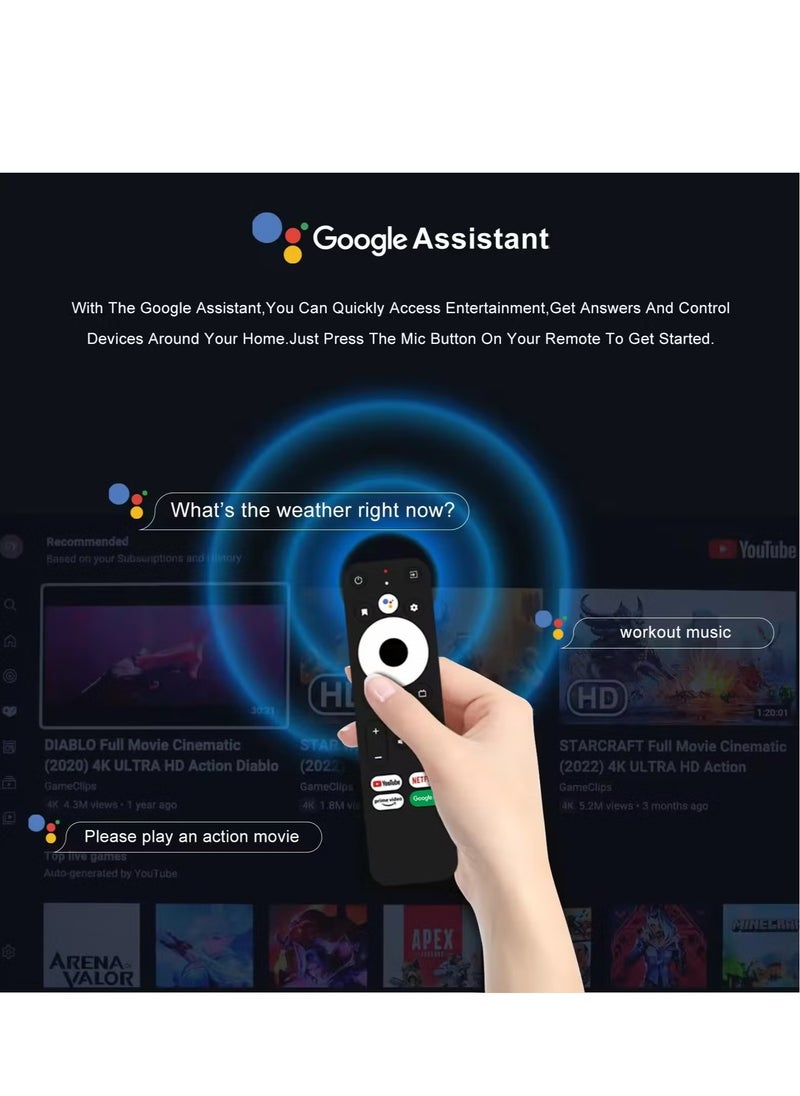 Voice Control Android TV Box | 2GB RAM 16GB ROM | RK3318 Quad-Core Processor | Dual Wi-Fi 2.4G/5G | 4K/8K/3D Supported | Bluetooth 4.0 & USB 3.0 | Seamless Connectivity for Smart Entertainment | Future-Ready Tech for Home TV Experience