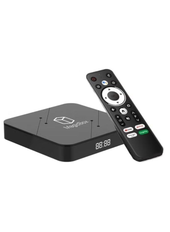 Voice Control Android TV Box | 2GB RAM + 16GB ROM | RK3318 Quad-Core Processor | Dual WiFi 2.4G/5G | 4K/8K UHD & 3D Supported | Bluetooth 4.0 | USB 3.0 for Fast Data Transfer | Smart TV Box for Seamless Streaming & Ultimate Home Entertainment